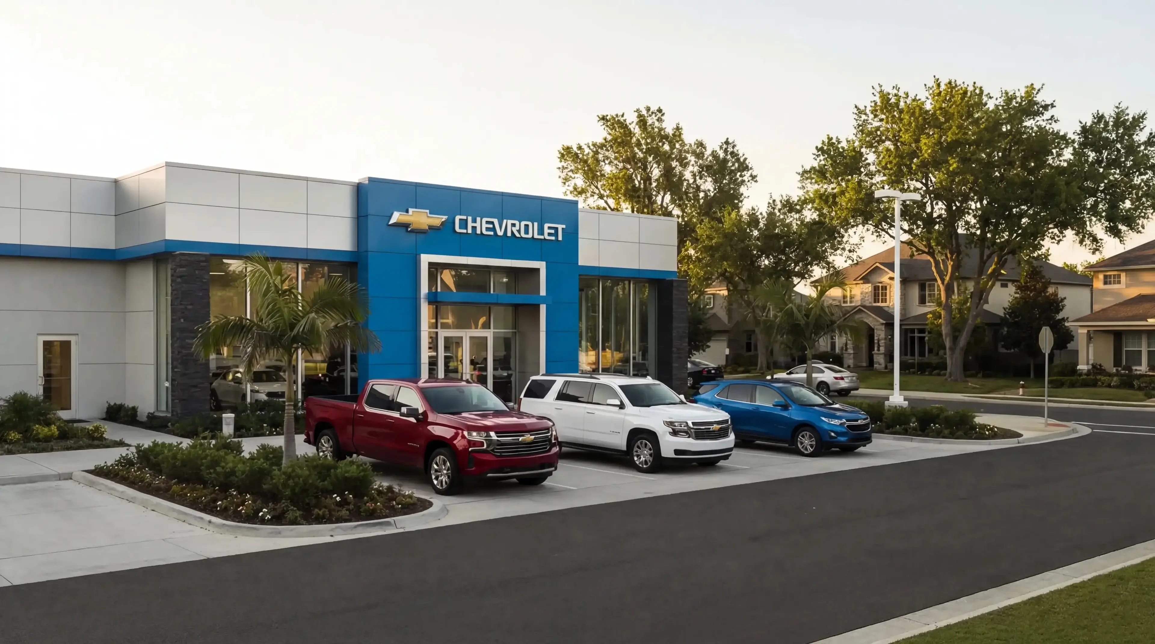a car dealership