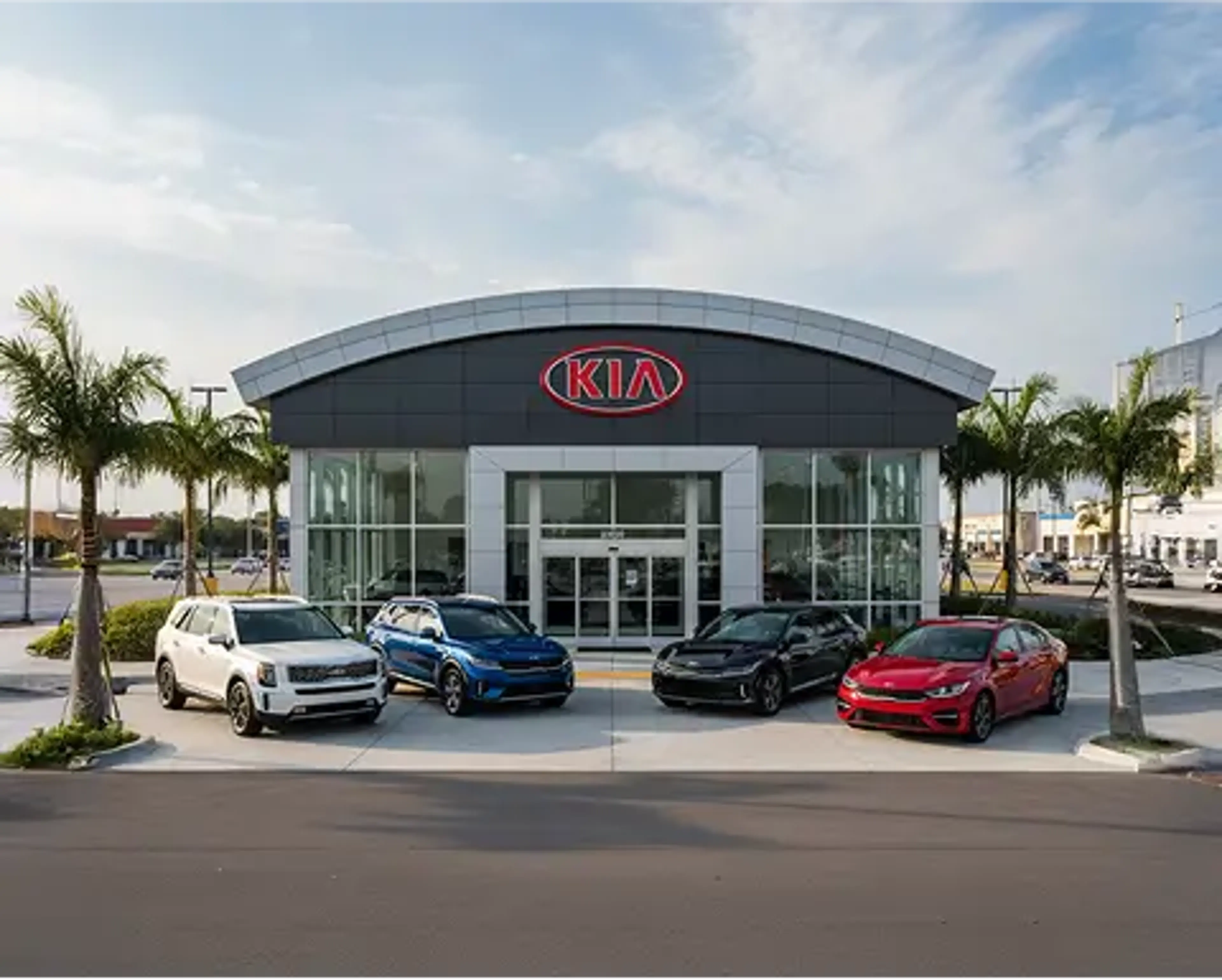 a car dealership