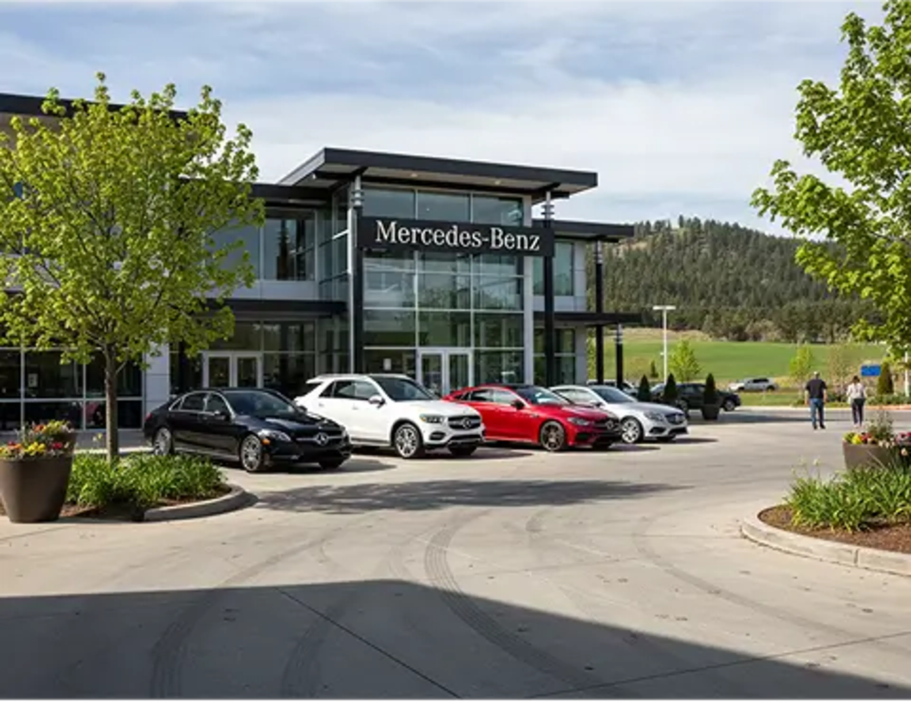 a car dealership