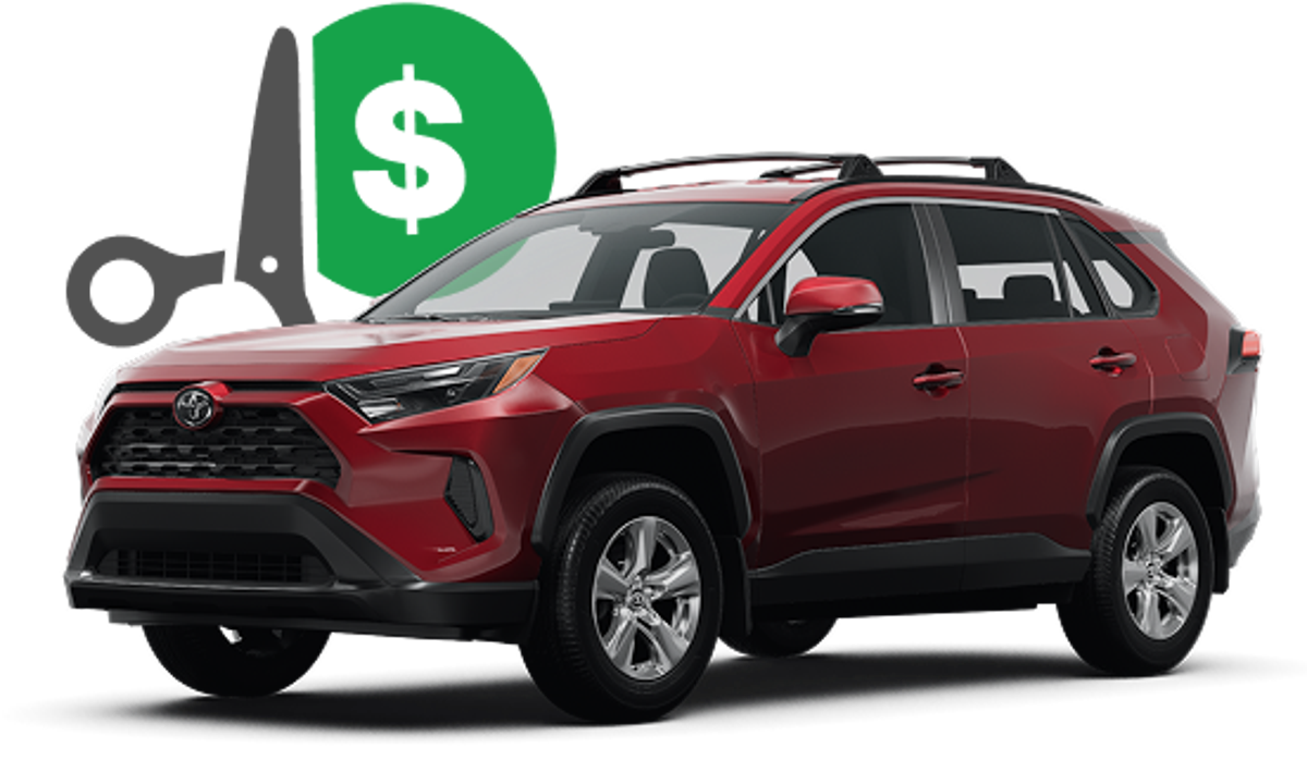Invoice pricing savings illustrated with SUV